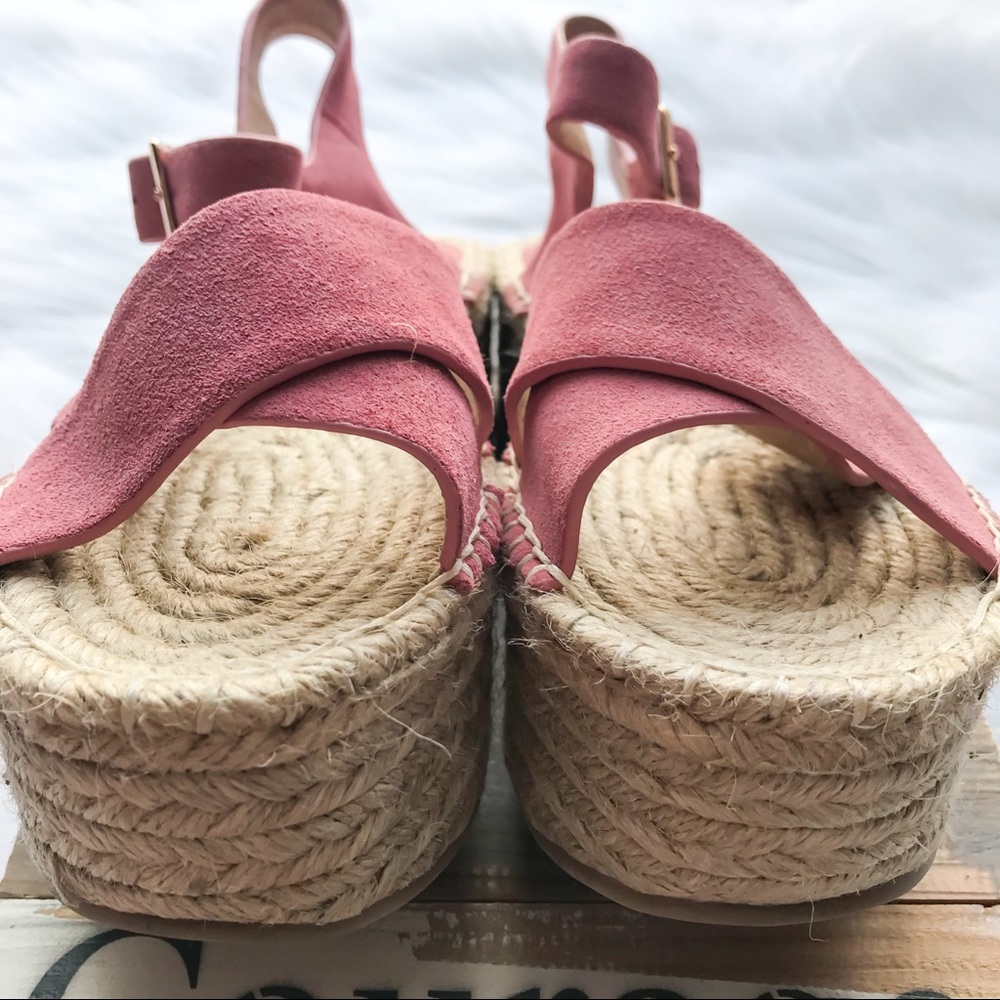 TOPSHOP Wolf Platform Espadrilles Flatform Pink 38 - Picture 3 of 7